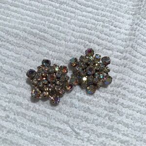 Sparkling Cluster Earrings